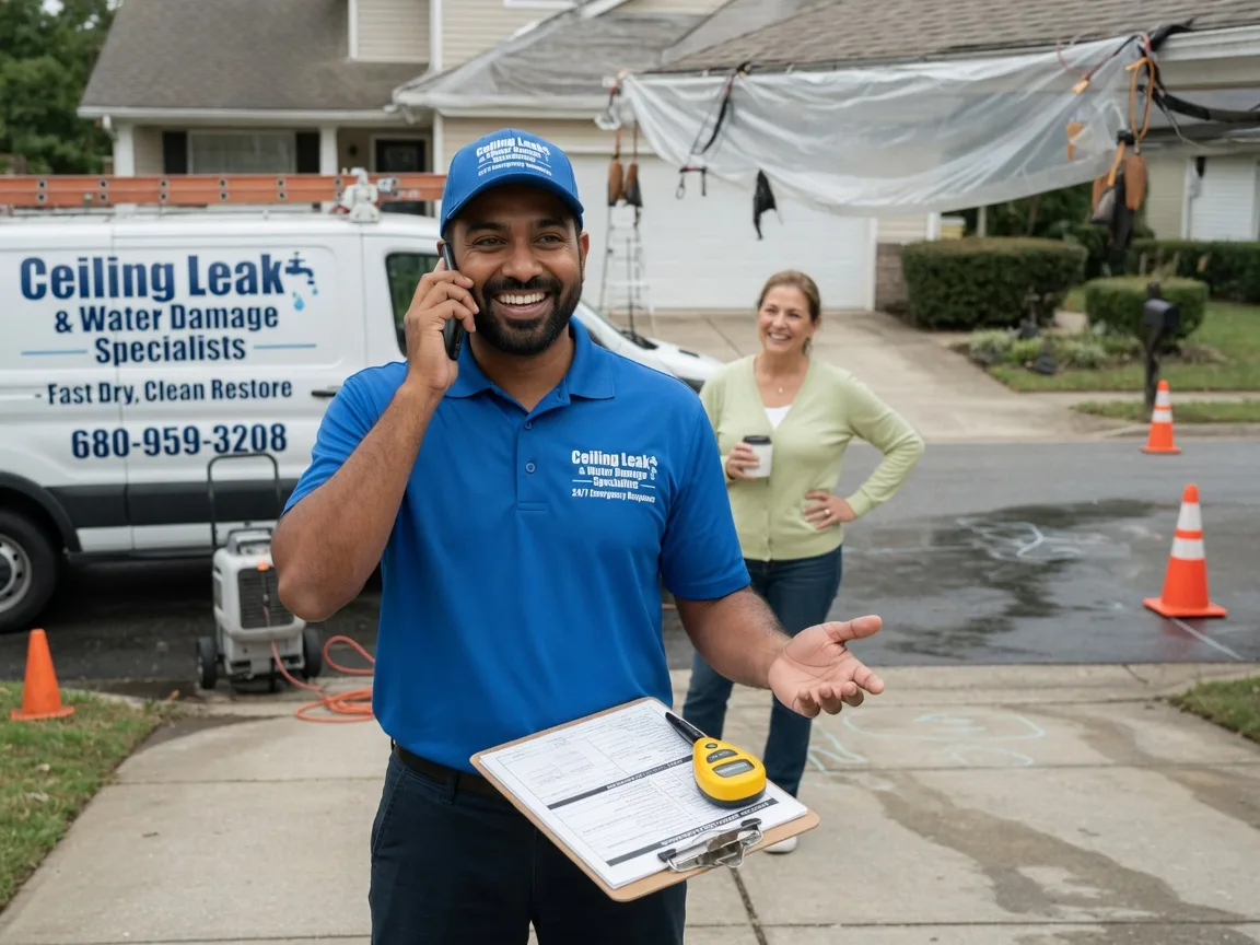 Ceiling Leak Cleanup Anson, TX FAQs